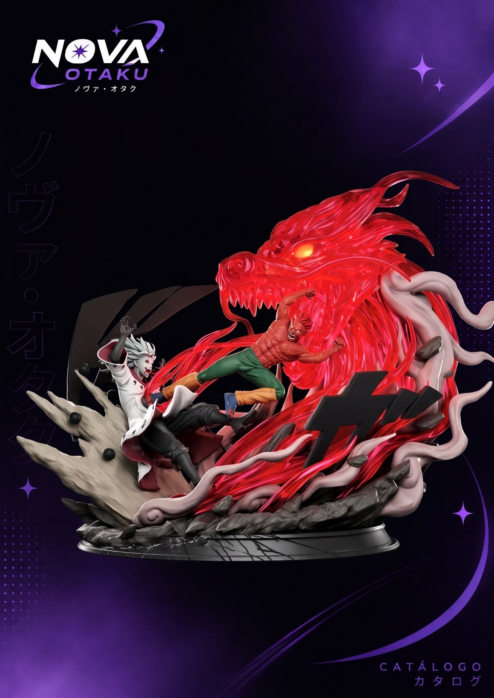 Might Guy vs Madara Uchiha - Naruto